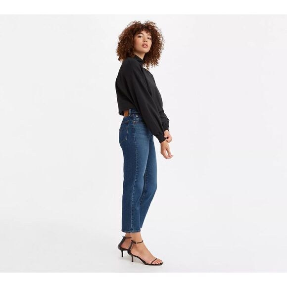 NWT Levi’s Wedgie Straight High Rise Jean in Salsa Charleston Outlasted, 24 X 28 - Picture 2 of 16